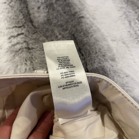 Wilfred Free Brennan Pant High-rise cotton utility pants Gd Birch Sz 4 Workwear - Picture 6 of 8